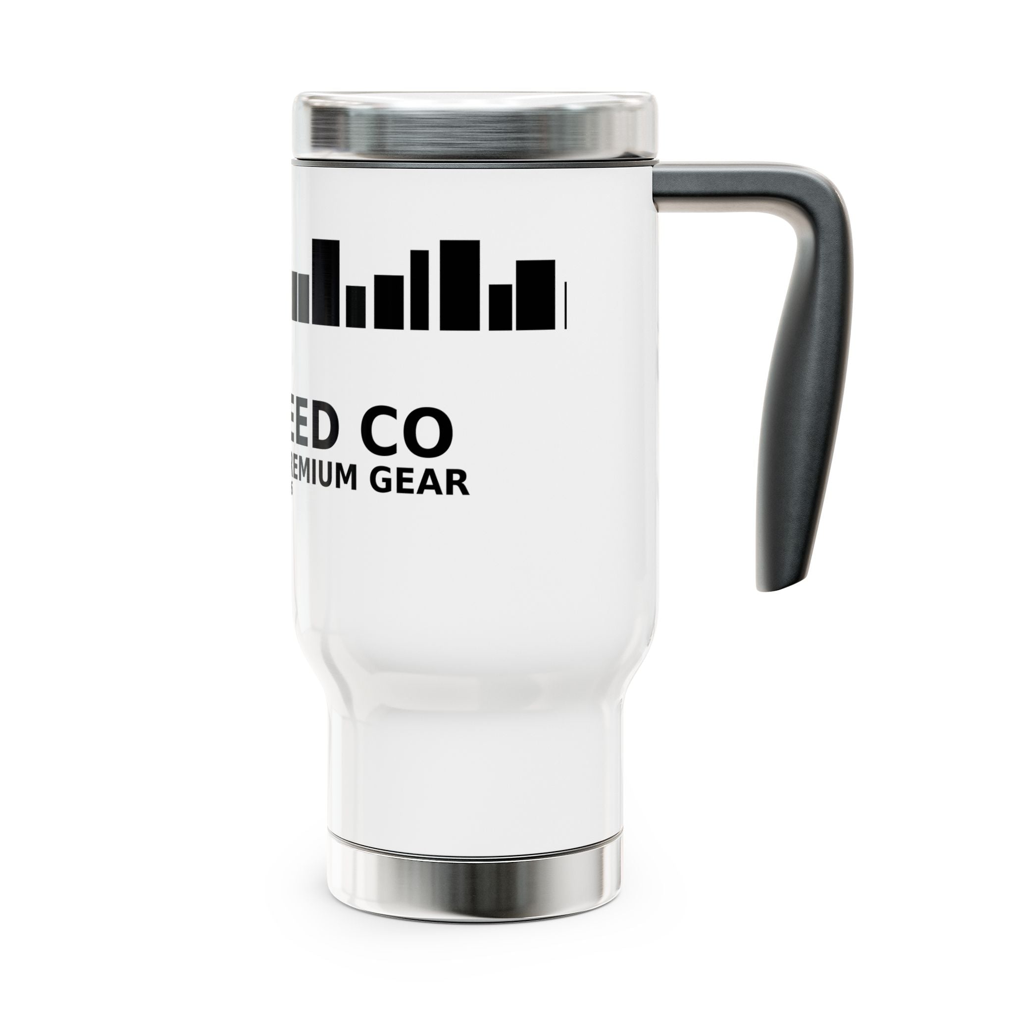 City Speed Co. 14oz Stainless Travel Mug with Handle