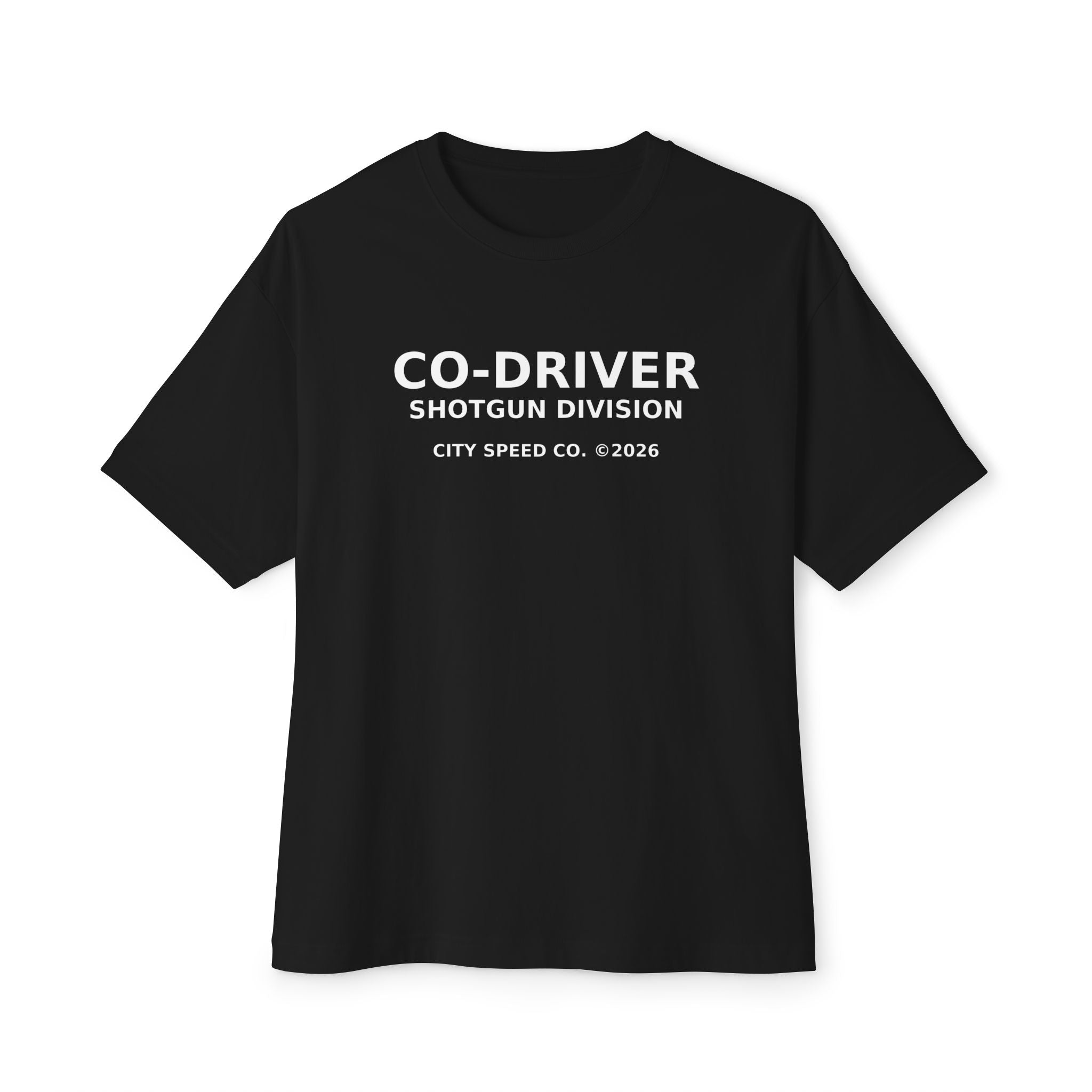Co Driver Tee – City Speed Co, Co-Driver Collection